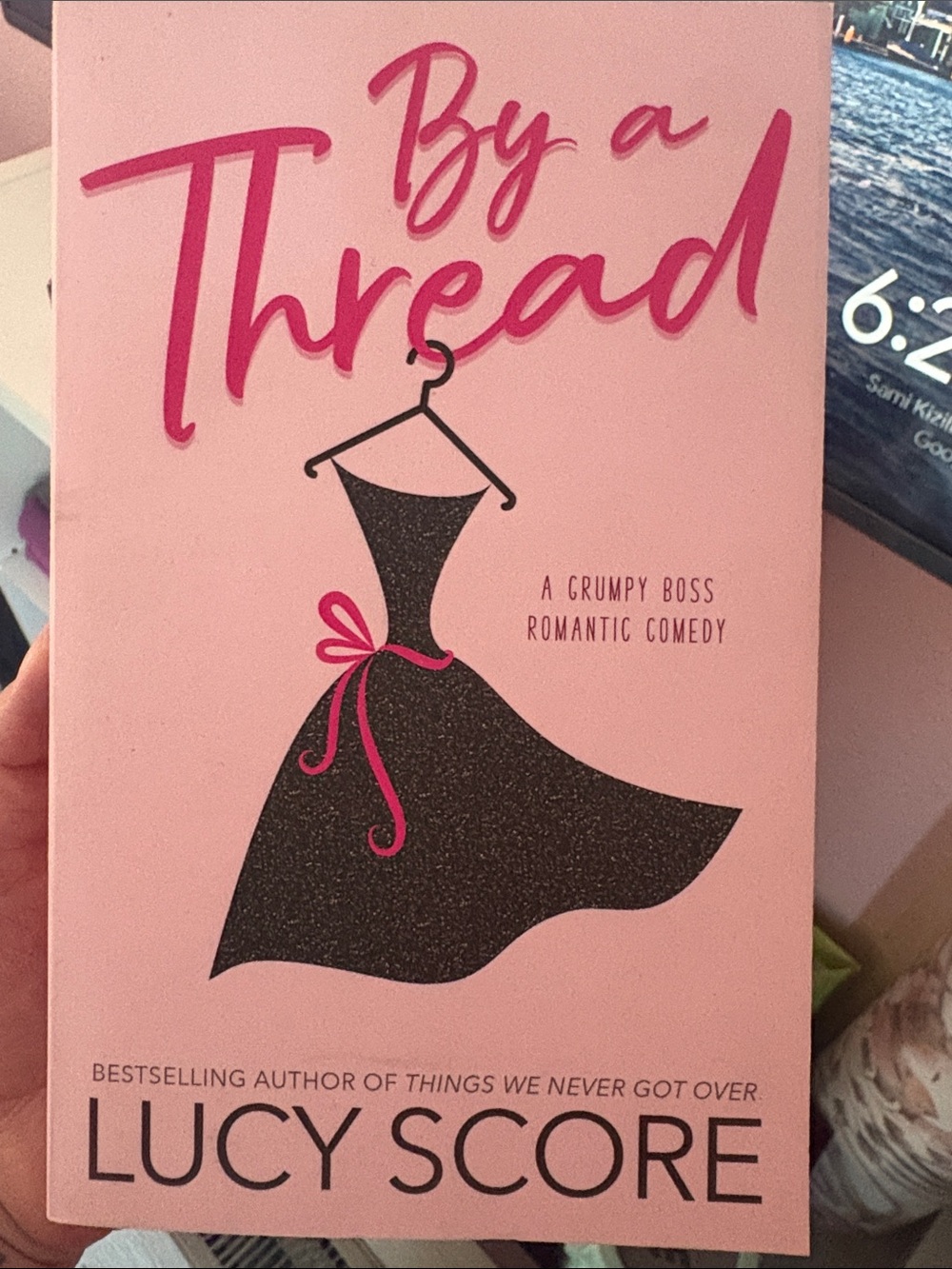 By a Thread by Lucy Score - Pink Cover Romance Paperback